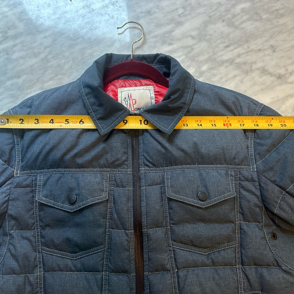 Moncler Denim print light puffer size 4 - Picture 14 of 14